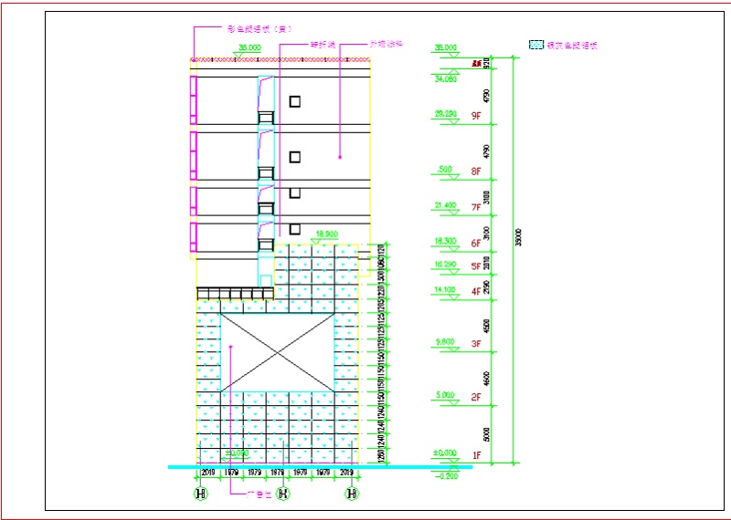 某<a href=https://www.yitu.cn/su/7872.html target=_blank class=infotextkey>地</a>多层商住<a href=https://www.yitu.cn/su/8159.html target=_blank class=infotextkey>楼</a>建筑装修<a href=https://www.yitu.cn/su/7590.html target=_blank class=infotextkey>设计</a>方案图