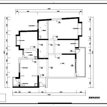 某地三室两厅两卫住宅装修设计施工图纸