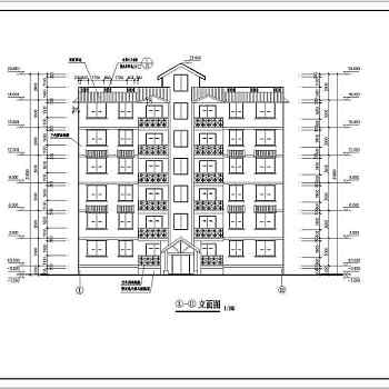 某地多层住宅楼建筑设计施工图