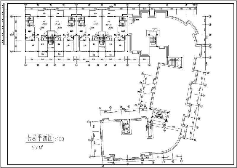 某<a href=https://www.yitu.cn/su/7872.html target=_blank class=infotextkey>地</a><a href=https://www.yitu.cn/su/7580.html target=_blank class=infotextkey>多层住宅</a><a href=https://www.yitu.cn/su/8159.html target=_blank class=infotextkey>楼</a>建筑<a href=https://www.yitu.cn/su/7590.html target=_blank class=infotextkey>设计</a>方案图