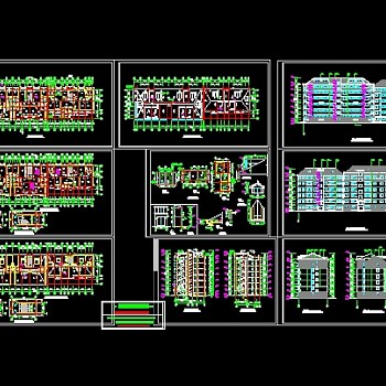 多层住宅建筑施工图