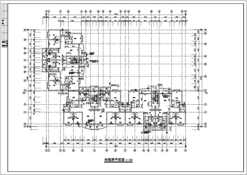 某<a href=https://www.yitu.cn/su/7872.html target=_blank class=infotextkey>地</a><a href=https://www.yitu.cn/su/7580.html target=_blank class=infotextkey>多层住宅</a><a href=https://www.yitu.cn/su/8159.html target=_blank class=infotextkey>楼</a>建筑<a href=https://www.yitu.cn/su/7590.html target=_blank class=infotextkey>设计</a>施工图