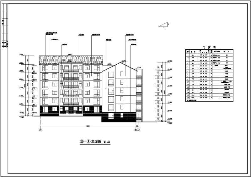 某<a href=https://www.yitu.cn/su/7872.html target=_blank class=infotextkey>地</a><a href=https://www.yitu.cn/su/7580.html target=_blank class=infotextkey>多层住宅</a><a href=https://www.yitu.cn/su/8159.html target=_blank class=infotextkey>楼</a>建筑<a href=https://www.yitu.cn/su/7590.html target=_blank class=infotextkey>设计</a>施工图