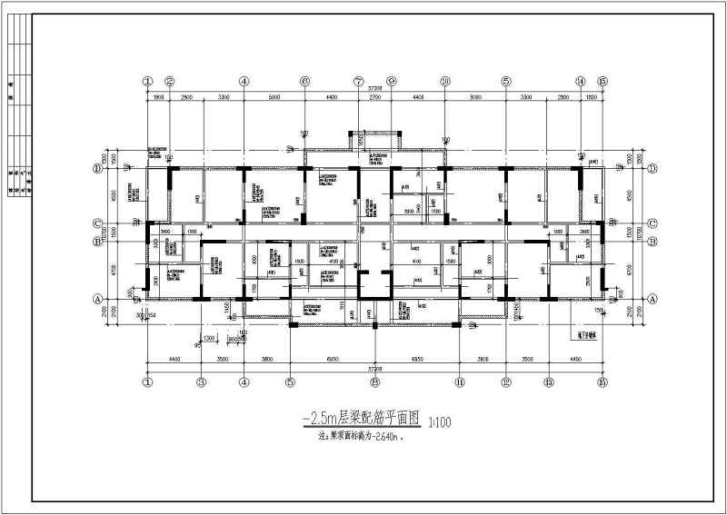 某<a href=https://www.yitu.cn/su/7872.html target=_blank class=infotextkey>地</a>十二层框剪结构住宅结构方案图（带<a href=https://www.yitu.cn/su/7872.html target=_blank class=infotextkey>地</a>下室）