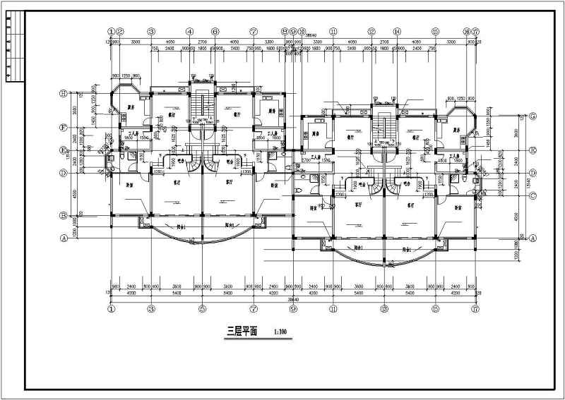 <a href=https://www.yitu.cn/su/7580.html target=_blank class=infotextkey>多层住宅</a>建筑施工图