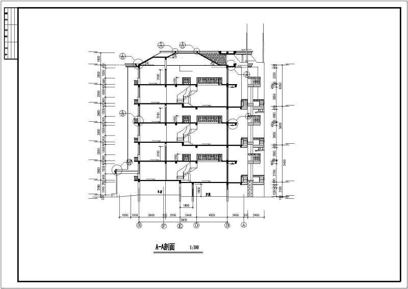 <a href=https://www.yitu.cn/su/7580.html target=_blank class=infotextkey>多层住宅</a>建筑施工图