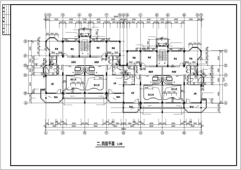 <a href=https://www.yitu.cn/su/7580.html target=_blank class=infotextkey>多层住宅</a>建筑施工图