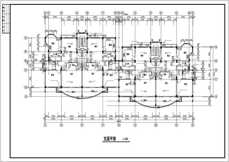 <a href=https://www.yitu.cn/su/7580.html target=_blank class=infotextkey>多层住宅</a>建筑施工图