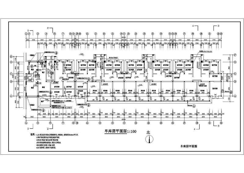 某多层<a href=https://www.yitu.cn/sketchup/huayi/index.html target=_blank class=infotextkey>花</a>园住宅<a href=https://www.yitu.cn/su/8159.html target=_blank class=infotextkey>楼</a>建筑施工图