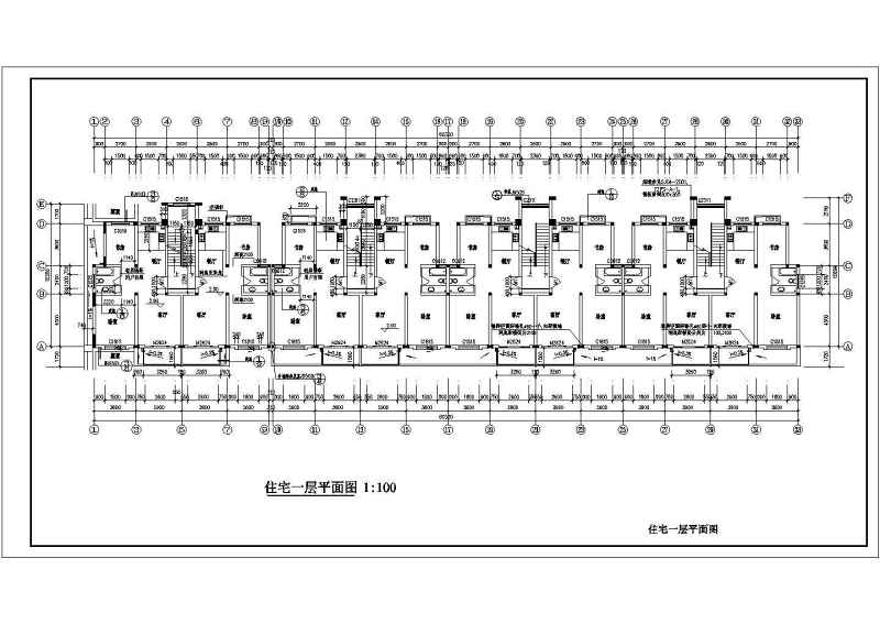 某多层<a href=https://www.yitu.cn/sketchup/huayi/index.html target=_blank class=infotextkey>花</a>园住宅<a href=https://www.yitu.cn/su/8159.html target=_blank class=infotextkey>楼</a>建筑施工图