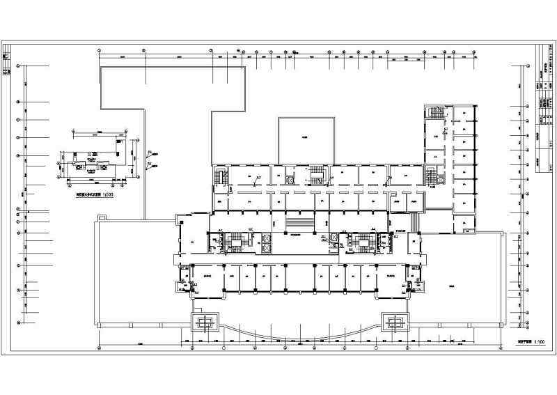某单位十六层框架结构办公楼给排水消防设计图