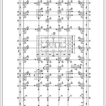 某大厦框架结构地下室基础设计施工图