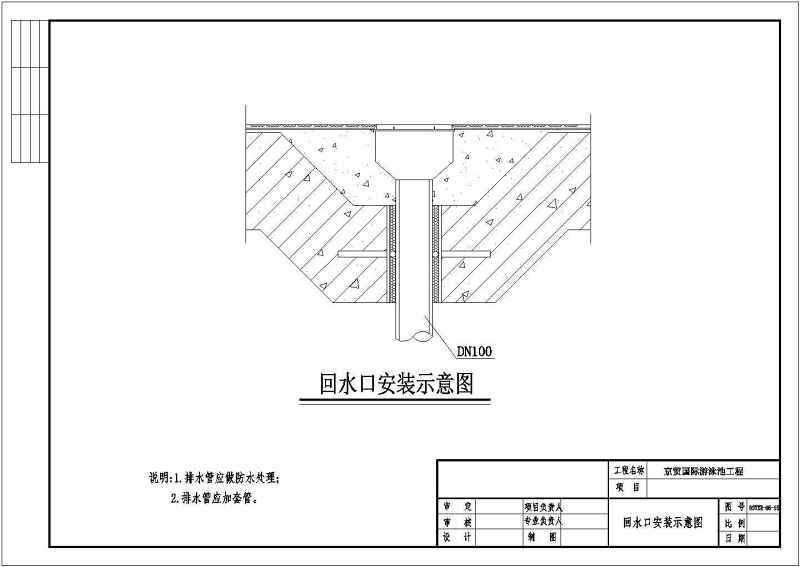 某高档<a href=https://www.yitu.cn/su/7987.html target=_blank class=infotextkey>小区</a>室内游<a href=https://www.yitu.cn/su/6797.html target=_blank class=infotextkey>泳池</a>给排<a href=https://www.yitu.cn/su/5628.html target=_blank class=infotextkey>水</a>施工图