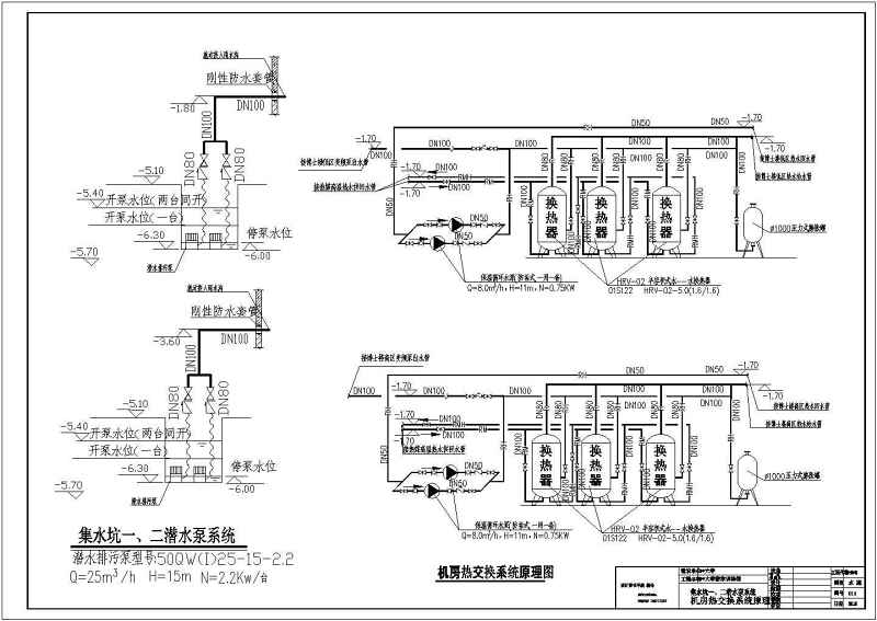 某大学一层<a href=https://www.yitu.cn/su/8096.html target=_blank class=infotextkey>钢结构</a>游泳馆给排<a href=https://www.yitu.cn/su/5628.html target=_blank class=infotextkey>水</a>施工图