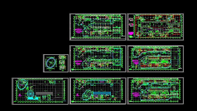 【精选】23套商业街建筑cad<a href=https://www.yitu.cn/su/7937.html target=_blank class=infotextkey>图纸</a>（最新整合）