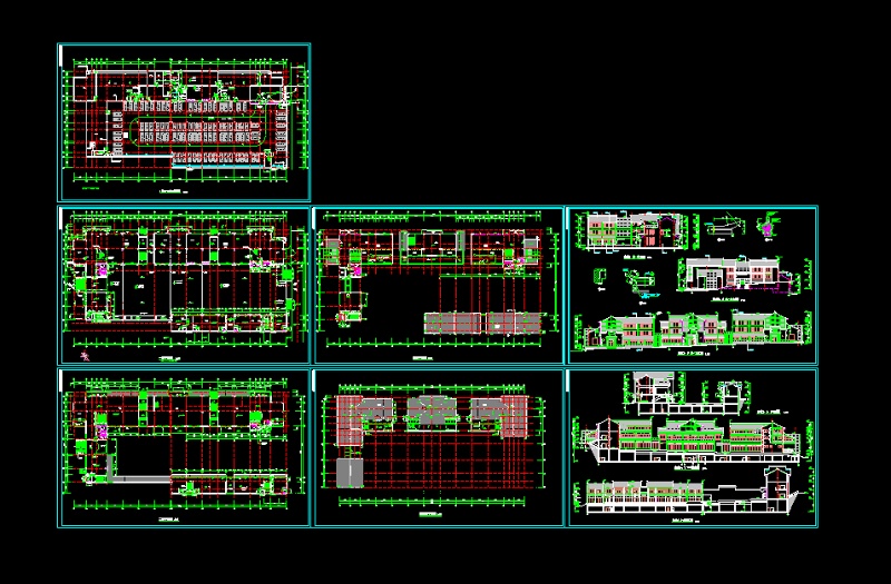 【精选】23套商业街建筑cad<a href=https://www.yitu.cn/su/7937.html target=_blank class=infotextkey>图纸</a>（最新整合）