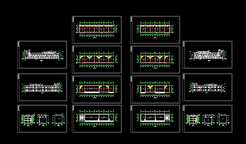 【精选】23套商业街建筑cad<a href=https://www.yitu.cn/su/7937.html target=_blank class=infotextkey>图纸</a>（最新整合）