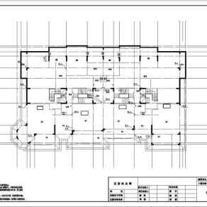 【重庆市】某三层异形柱框架结构北美风情联排别墅结构施工图