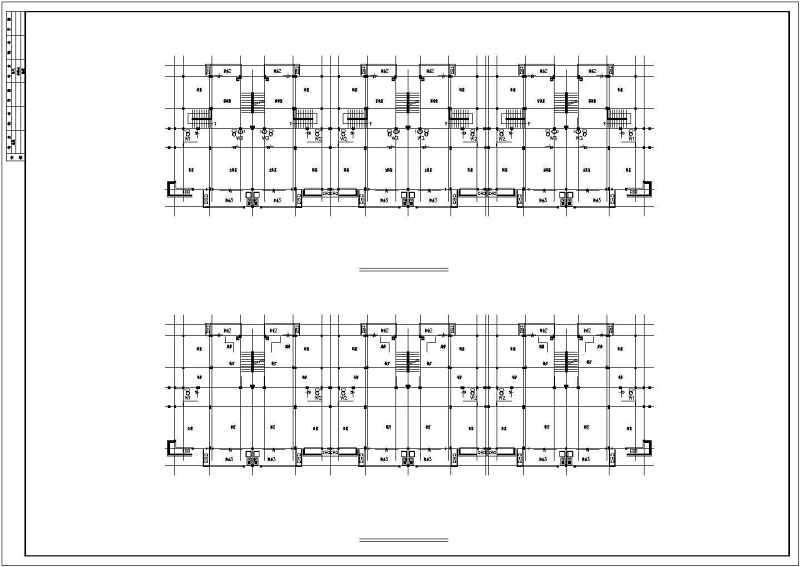 某<a href=https://www.yitu.cn/su/7580.html target=_blank class=infotextkey>多层住宅</a><a href=https://www.yitu.cn/su/8159.html target=_blank class=infotextkey>楼</a>建筑<a href=https://www.yitu.cn/su/7590.html target=_blank class=infotextkey>设计</a>图