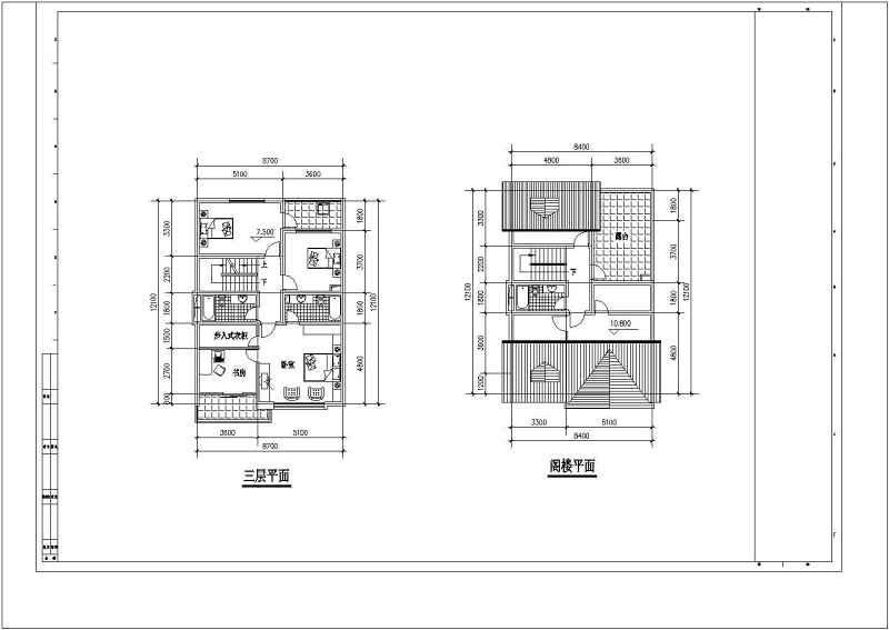 多套两层带阁<a href=https://www.yitu.cn/su/8159.html target=_blank class=infotextkey>楼</a>别墅建筑<a href=https://www.yitu.cn/su/7590.html target=_blank class=infotextkey>设计</a>方案图