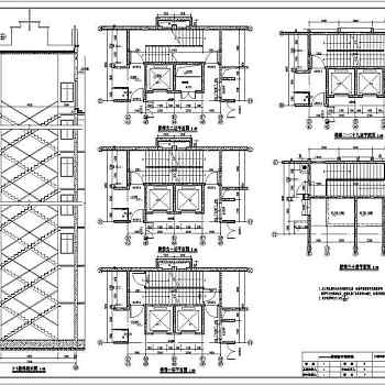 某高层剪力墙结构住宅楼建筑设计cad全套施工图