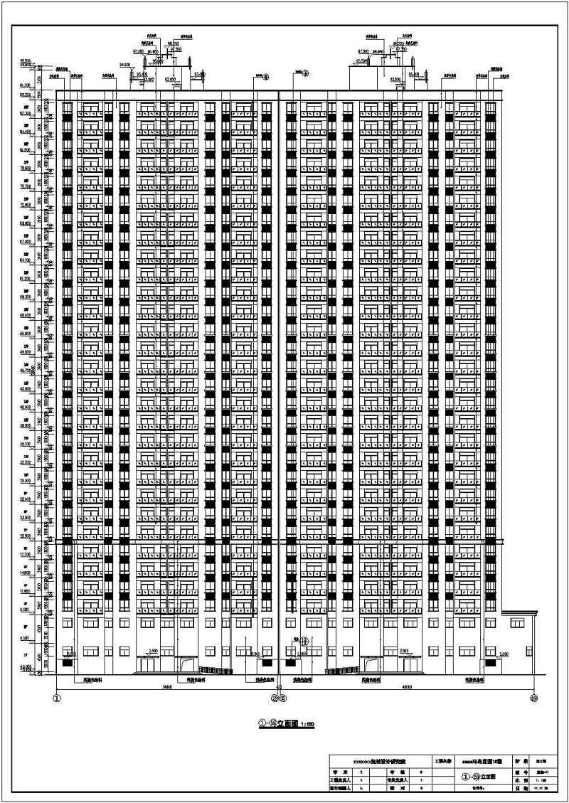 某高层剪力墙结构住宅<a href=https://www.yitu.cn/su/8159.html target=_blank class=infotextkey>楼</a>建筑<a href=https://www.yitu.cn/su/7590.html target=_blank class=infotextkey>设计</a>cad全套施工图