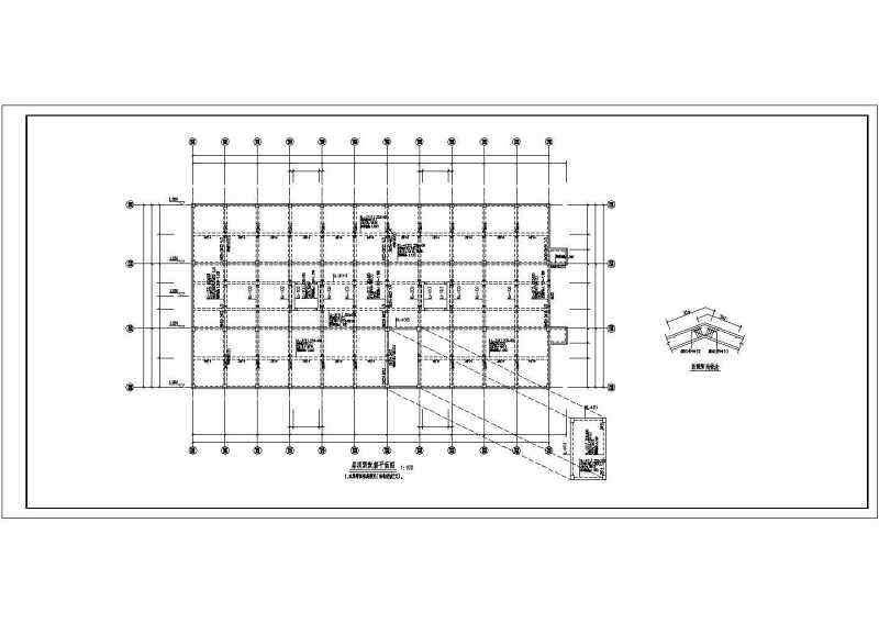 某小区框架结构半地下车库结构设计施工图