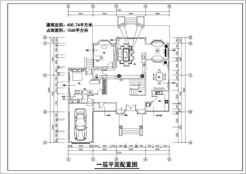 某<a href=https://www.yitu.cn/su/7872.html target=_blank class=infotextkey>地</a>区2层砖混结构别墅建筑方案图