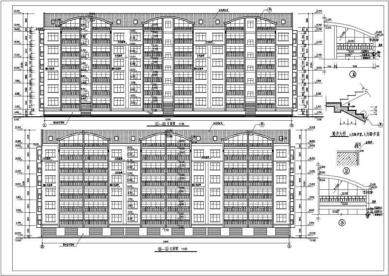 某<a href=https://www.yitu.cn/su/7872.html target=_blank class=infotextkey>地</a>多层框剪结构住宅<a href=https://www.yitu.cn/su/8159.html target=_blank class=infotextkey>楼</a>建筑方案图