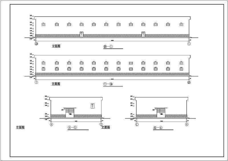 某二层超市轻钢框架结构设计施工图