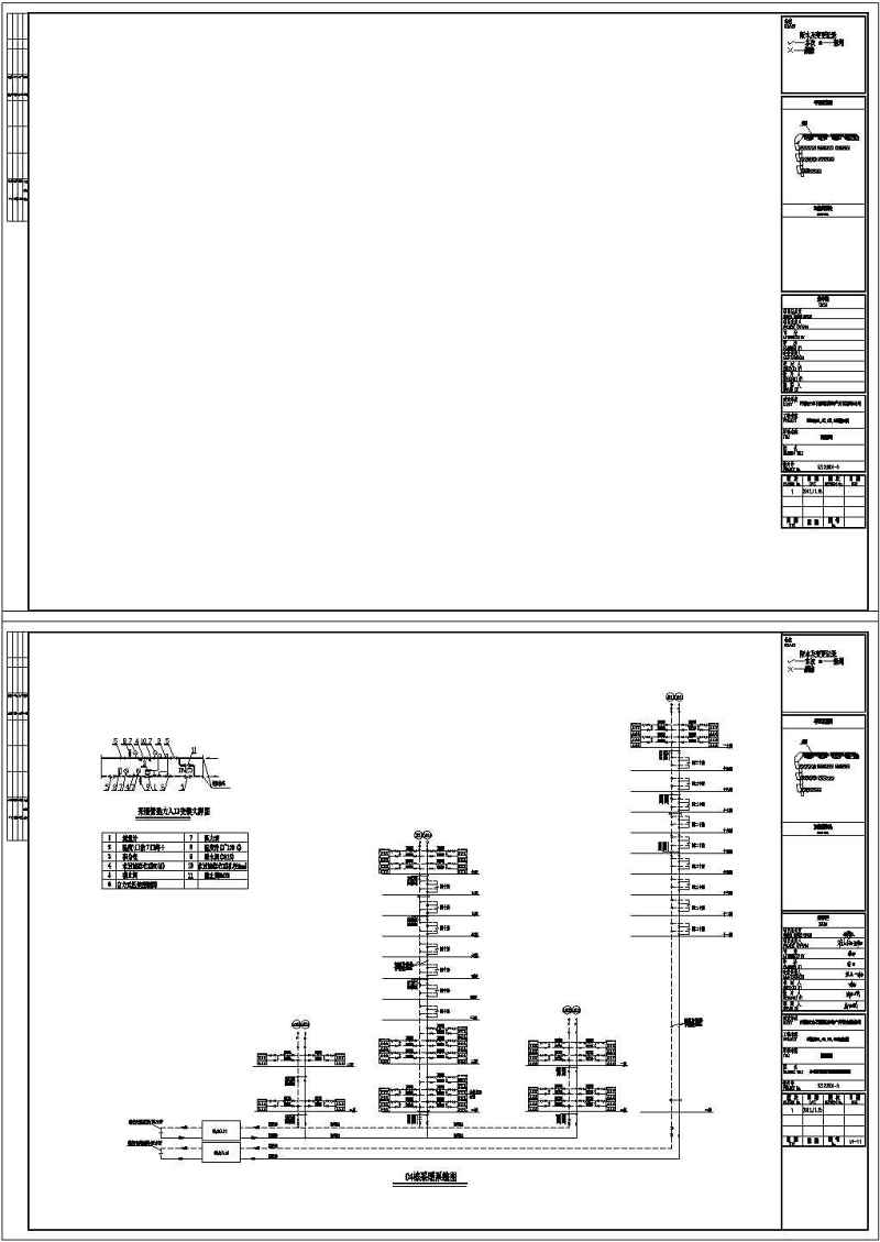 内蒙古某商住<a href=https://www.yitu.cn/su/8159.html target=_blank class=infotextkey>楼</a>（高层带裙房）全套暖通施工<a href=https://www.yitu.cn/su/7937.html target=_blank class=infotextkey>图纸</a>