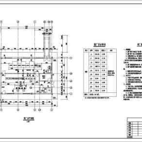 某地框架结构副厂房结构设计施工图