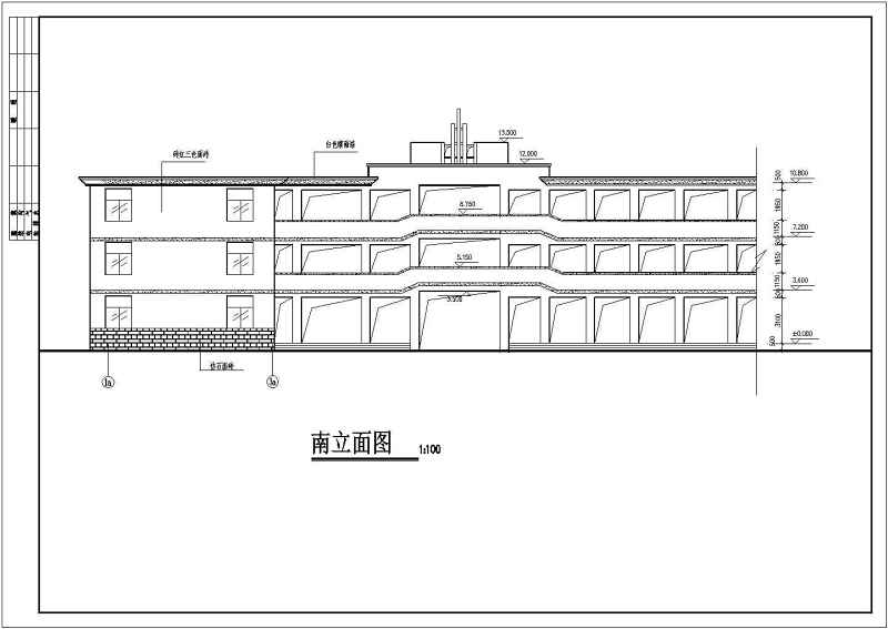 某<a href=https://www.yitu.cn/su/7872.html target=_blank class=infotextkey>地</a>三层<a href=https://www.yitu.cn/su/7637.html target=_blank class=infotextkey>框架</a>结构教学<a href=https://www.yitu.cn/su/8159.html target=_blank class=infotextkey>楼</a>建筑结构施工图