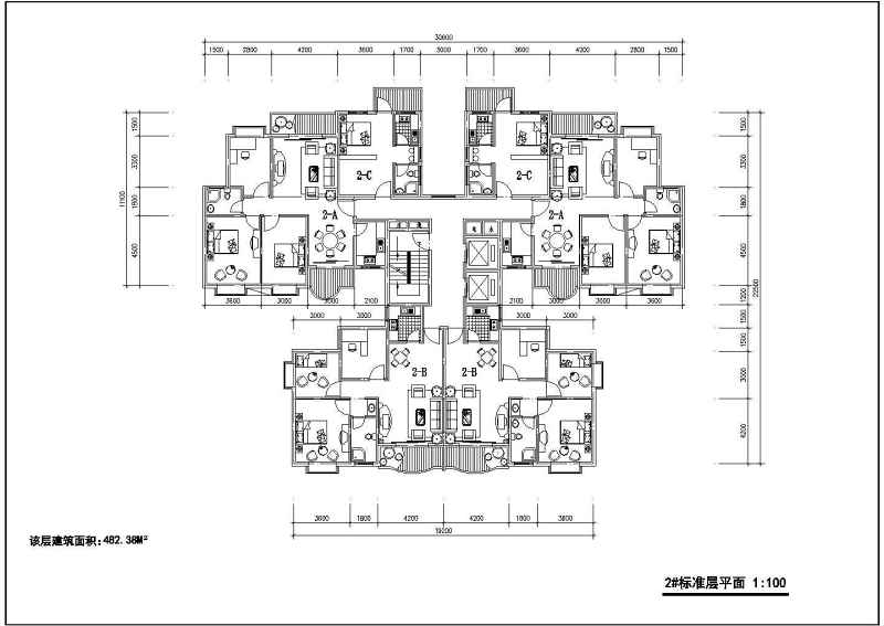 某<a href=https://www.yitu.cn/su/7987.html target=_blank class=infotextkey>小区</a><a href=https://www.yitu.cn/su/7580.html target=_blank class=infotextkey>多层住宅</a><a href=https://www.yitu.cn/su/8159.html target=_blank class=infotextkey>楼</a><a href=https://www.yitu.cn/su/7212.html target=_blank class=infotextkey>户型</a><a href=https://www.yitu.cn/su/7590.html target=_blank class=infotextkey>设计</a>图