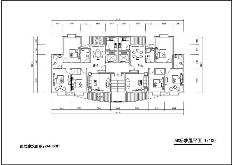 某<a href=https://www.yitu.cn/su/7987.html target=_blank class=infotextkey>小区</a><a href=https://www.yitu.cn/su/7580.html target=_blank class=infotextkey>多层住宅</a><a href=https://www.yitu.cn/su/8159.html target=_blank class=infotextkey>楼</a><a href=https://www.yitu.cn/su/7212.html target=_blank class=infotextkey>户型</a><a href=https://www.yitu.cn/su/7590.html target=_blank class=infotextkey>设计</a>图