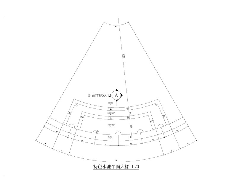 古镇名邸别墅景观施工图全套