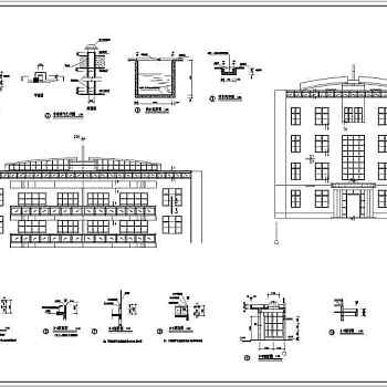 某地多层框架结构多层住宅楼建筑施工图