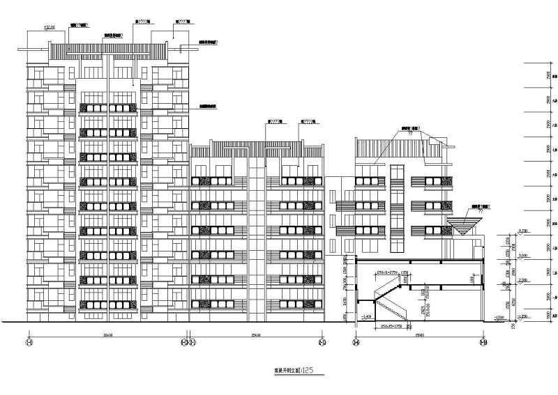 <a href=https://www.yitu.cn/su/7580.html target=_blank class=infotextkey>多层住宅</a><a href=https://www.yitu.cn/su/8159.html target=_blank class=infotextkey>楼</a>建筑施工图