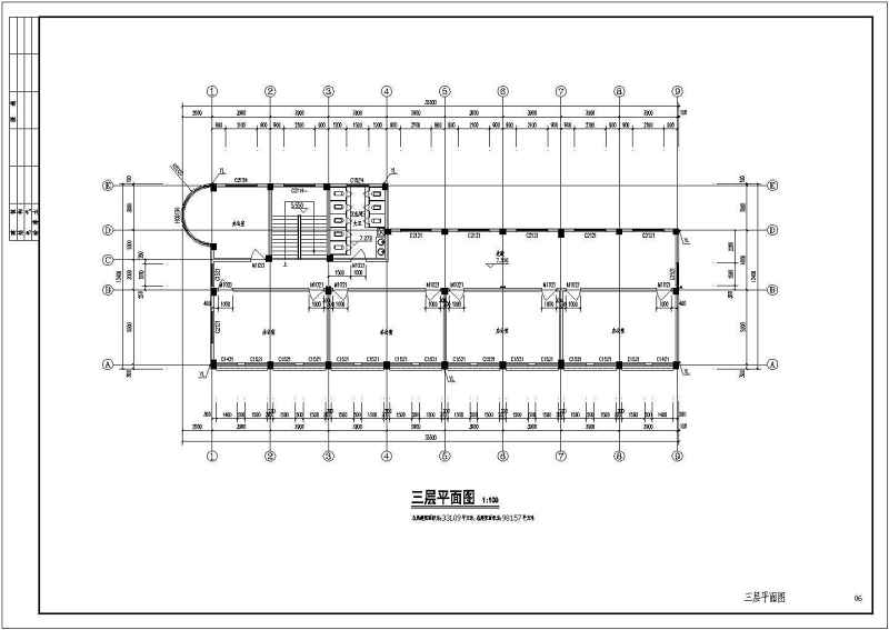 某<a href=https://www.yitu.cn/su/7872.html target=_blank class=infotextkey>地</a>三层<a href=https://www.yitu.cn/su/7637.html target=_blank class=infotextkey>框架</a>结构<a href=https://www.yitu.cn/su/7587.html target=_blank class=infotextkey>幼儿园</a>建筑<a href=https://www.yitu.cn/su/7590.html target=_blank class=infotextkey>设计</a>施工图