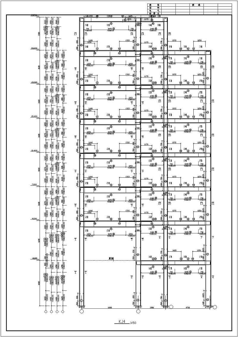 某<a href=https://www.yitu.cn/su/7872.html target=_blank class=infotextkey>地</a><a href=https://www.yitu.cn/su/7637.html target=_blank class=infotextkey>框架</a>结构商务<a href=https://www.yitu.cn/su/8159.html target=_blank class=infotextkey>楼</a>建筑及结构<a href=https://www.yitu.cn/su/7590.html target=_blank class=infotextkey>设计</a>施工图