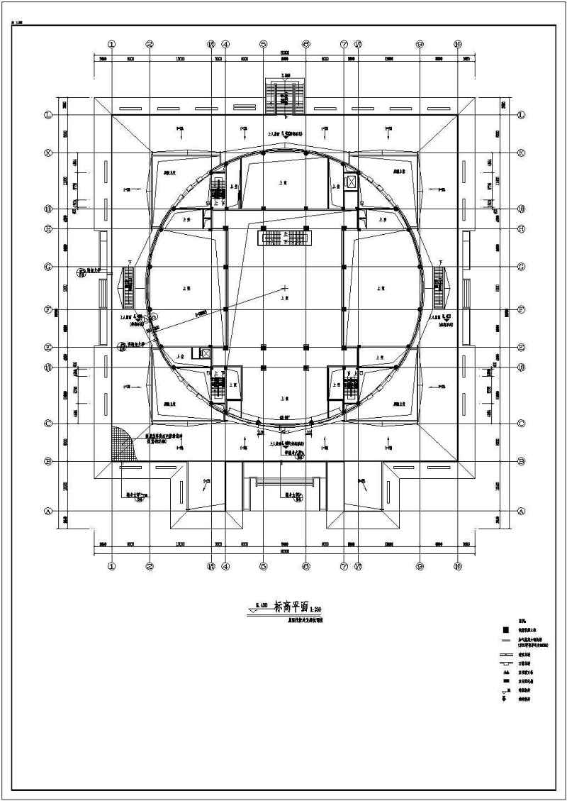 广东某<a href=https://www.yitu.cn/su/7872.html target=_blank class=infotextkey>地</a>3层<a href=https://www.yitu.cn/su/7637.html target=_blank class=infotextkey>框架</a>结构博物馆建筑方案图