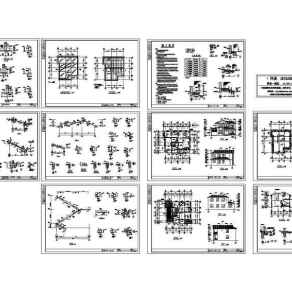 别墅结构建筑施工图