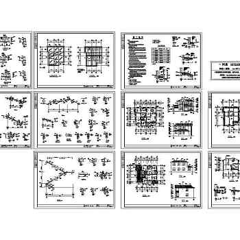 别墅结构建筑施工图