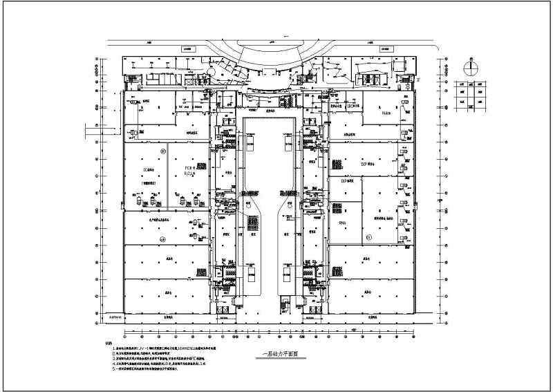 某单位四层框架结构厂房电气设计施工图