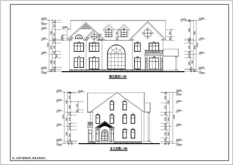 某二层砌体别墅建筑、结构<a href=https://www.yitu.cn/su/7590.html target=_blank class=infotextkey>设计</a>施工图