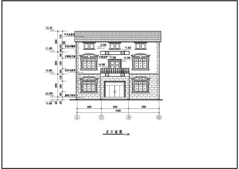 某三层别墅砖混建筑、结构<a href=https://www.yitu.cn/su/7590.html target=_blank class=infotextkey>设计</a>施工图