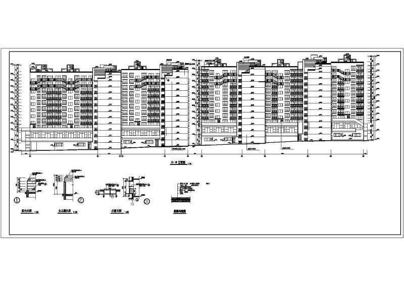 小高层住宅<a href=https://www.yitu.cn/su/8159.html target=_blank class=infotextkey>楼</a>建施<a href=https://www.yitu.cn/su/7590.html target=_blank class=infotextkey>设计</a>图