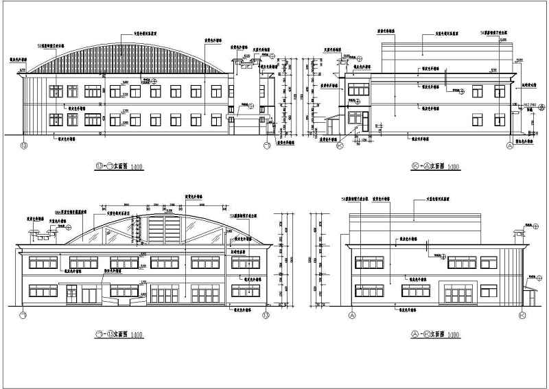 二层食堂建筑<a href=https://www.yitu.cn/su/7590.html target=_blank class=infotextkey>设计</a>全套施工CAD<a href=https://www.yitu.cn/su/7937.html target=_blank class=infotextkey>图纸</a>