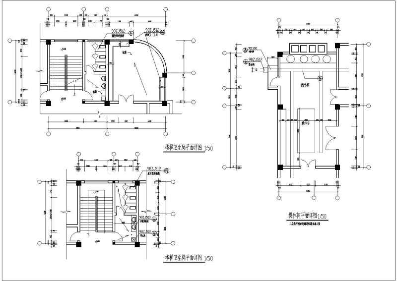 二层食堂建筑<a href=https://www.yitu.cn/su/7590.html target=_blank class=infotextkey>设计</a>全套施工CAD<a href=https://www.yitu.cn/su/7937.html target=_blank class=infotextkey>图纸</a>