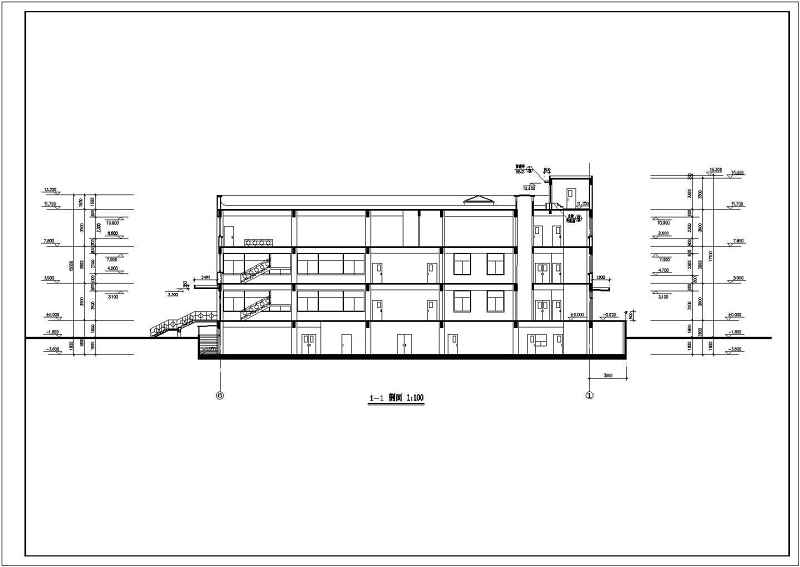 农大东区食堂建筑<a href=https://www.yitu.cn/su/7590.html target=_blank class=infotextkey>设计</a>CAD施工图